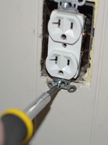 stripped outlet repair